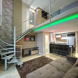 Casa de Férias Saint Sebastian Flat 612 - Com Hidro! Ate 4 Pessoas, Duplex, No Centro, Jaraguá do Sul